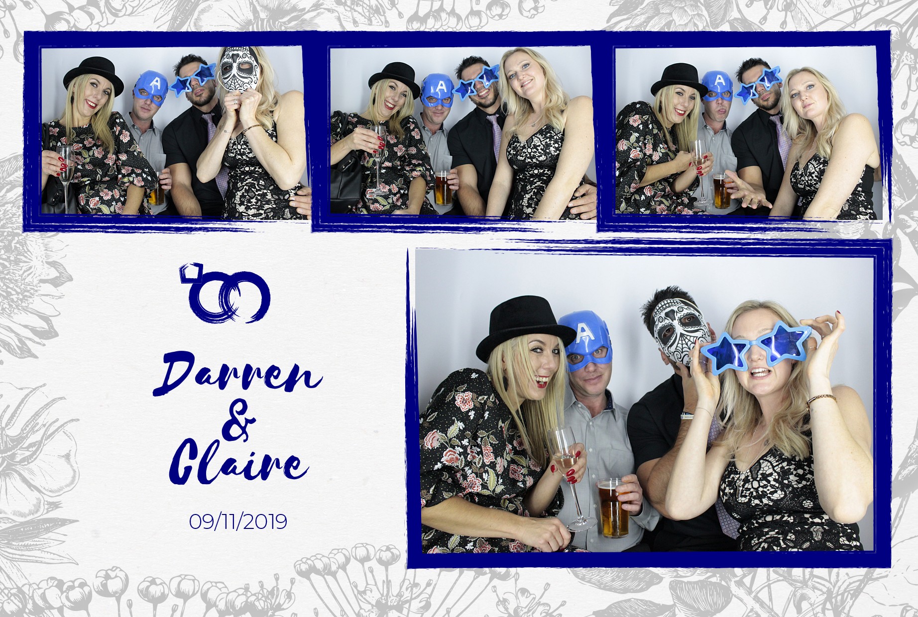 Darren and Claire’s Wedding  | View more photos from the event at gallery.myphotoboothexperience.co.uk/u/MyPhotoBoothExperienceLtd/Darren-and-Claire’s-Wedding